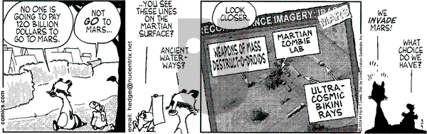 Over the Hedge on Thursday March 4, 2004 Comic Strip