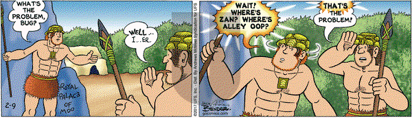 Alley Oop on Thursday February 9, 2017 Comic Strip