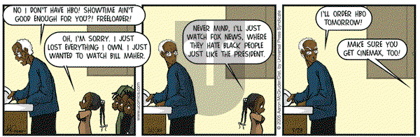 The Boondocks on Wednesday September 28, 2005 Comic Strip