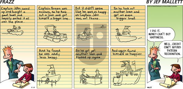Frazz on Sunday April 14, 2019 Comic Strip