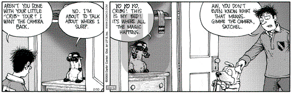 Get Fuzzy on Monday February 10, 2003 Comic Strip