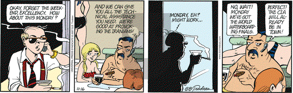Doonesbury on Friday November 16, 2007 Comic Strip