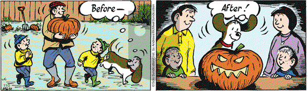 Fred Basset on Monday November 2, 2020 Comic Strip