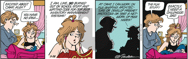 Doonesbury on Monday May 28, 2001 Comic Strip