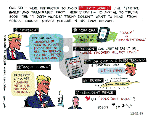 Ted Rall on Thursday December 21, 2017 Comic Strip