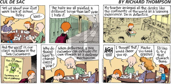 Cul de Sac on Sunday September 7, 2008 Comic Strip