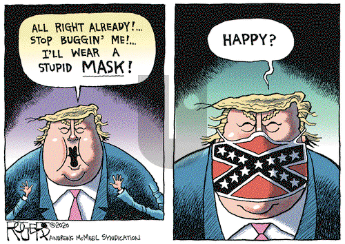 Rob Rogers on Tuesday July 7, 2020 Comic Strip