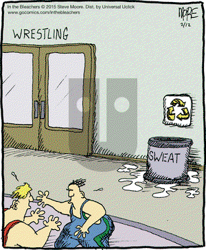 In the Bleachers on Thursday February 12, 2015 Comic Strip