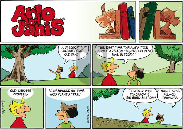 Arlo and Janis on Sunday May 16, 2010 Comic Strip