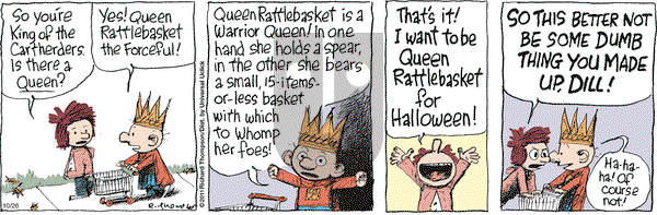 Cul de Sac on Wednesday October 26, 2016 Comic Strip