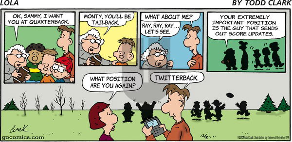 Lola on Sunday December 8, 2013 Comic Strip