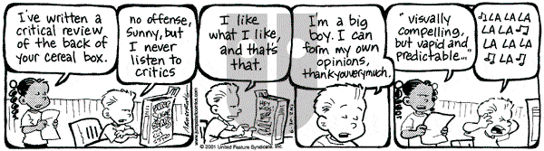 JumpStart on Saturday June 30, 2001 Comic Strip