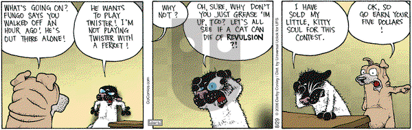 Get Fuzzy on Friday August 29, 2014 Comic Strip