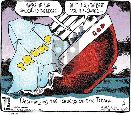 Tom Toles on Wednesday June 8, 2016 Comic Strip