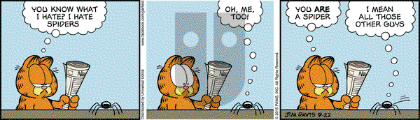 Garfield on Tuesday September 22, 2015 Comic Strip
