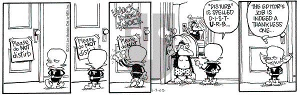 Monty on Thursday January 3, 2002 Comic Strip