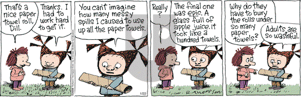 Cul de Sac on Monday January 22, 2018 Comic Strip