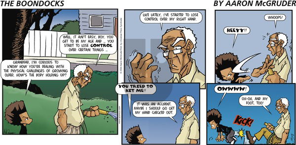The Boondocks on Sunday June 13, 2004 Comic Strip