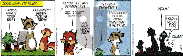 Over the Hedge on Wednesday April 14, 2010 Comic Strip