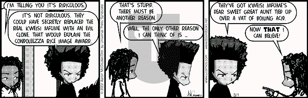The Boondocks on Friday October 2, 2009 Comic Strip
