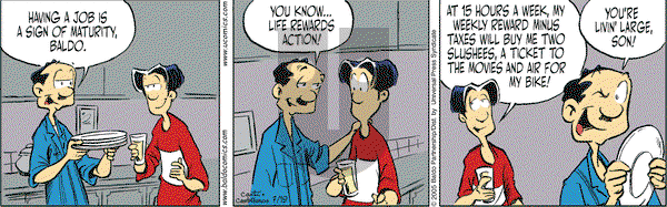 Baldo on Tuesday July 19, 2005 Comic Strip