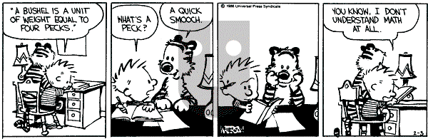 Calvin and Hobbes - Monday February 3, 1986 Comic Strip