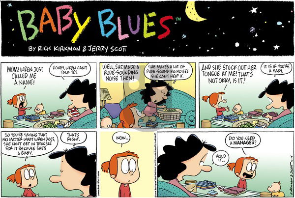 Baby Blues - Sunday November 14, 2004 Comic Strip