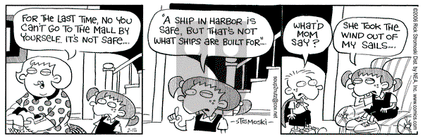 Soup to Nutz - Old on Wednesday February 15, 2006 Comic Strip