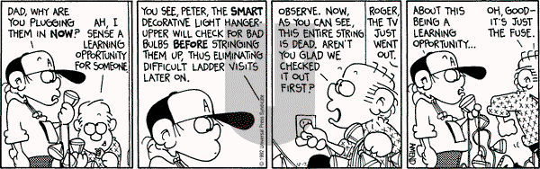 FoxTrot - Thursday December 17, 1992 Comic Strip
