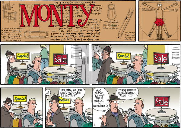 Monty on Sunday January 11, 2015 Comic Strip