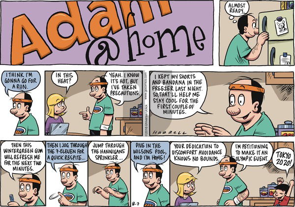 Adam@Home on Sunday August 7, 2016 Comic Strip