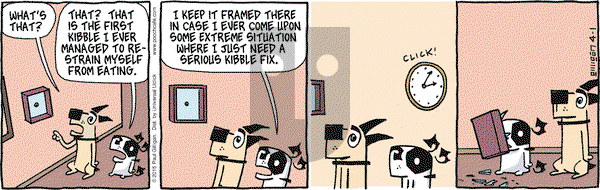 Pooch Cafe on Wednesday April 1, 2015 Comic Strip