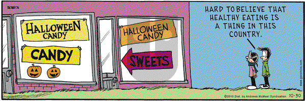 Grand Avenue on Wednesday October 30, 2019 Comic Strip