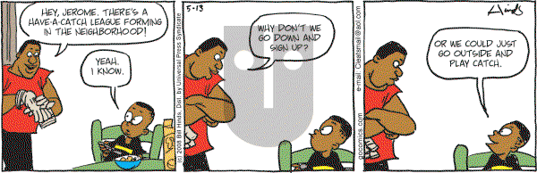 Cleats - Tuesday May 13, 2008 Comic Strip