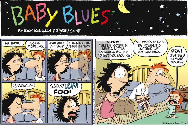 Baby Blues on Sunday September 27, 2015 Comic Strip