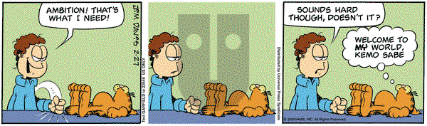 Garfield on Friday February 27, 2009 Comic Strip