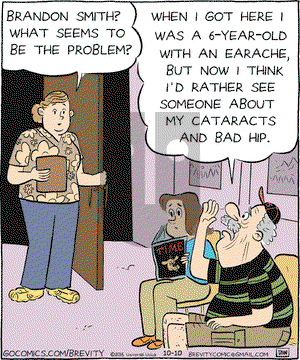 Brevity on Monday October 10, 2016 Comic Strip