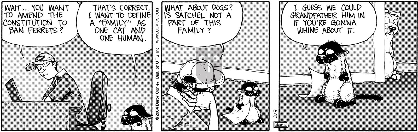 Get Fuzzy - Tuesday March 9, 2004 Comic Strip