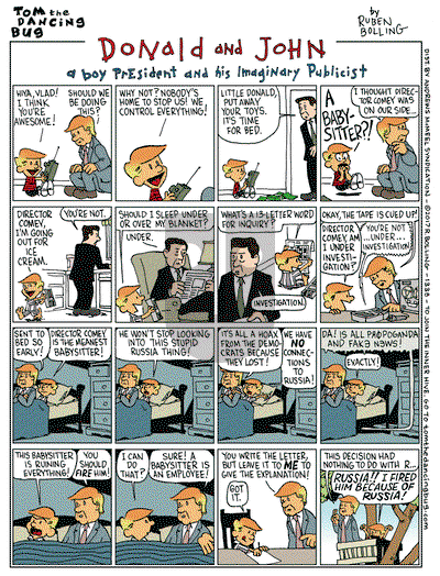 Tom the Dancing Bug on Monday May 15, 2017 Comic Strip