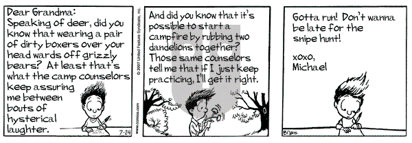 Grand Avenue on Tuesday July 24, 2007 Comic Strip