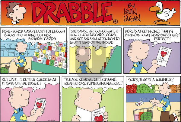 Drabble on Sunday April 29, 2018 Comic Strip