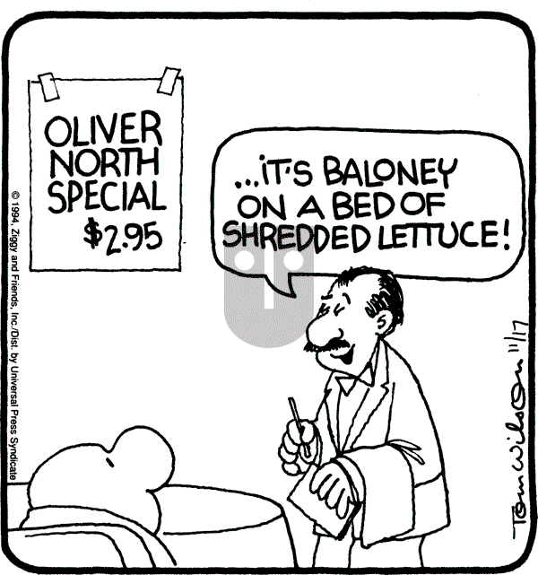 Ziggy - Thursday November 17, 1994 Comic Strip