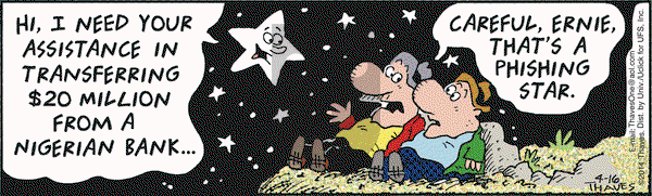 Frank and Ernest on Wednesday April 16, 2014 Comic Strip