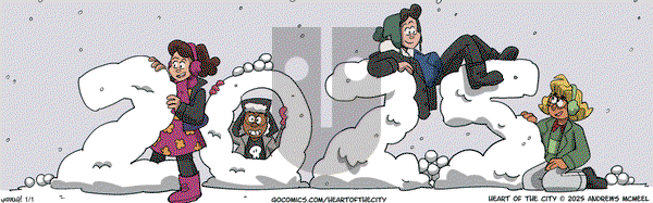 Heart of the City - Wednesday January 1, 2025 Comic Strip