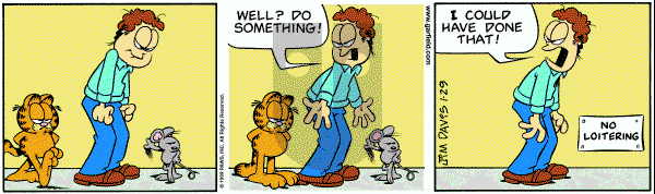 Garfield on Friday January 29, 1999 Comic Strip