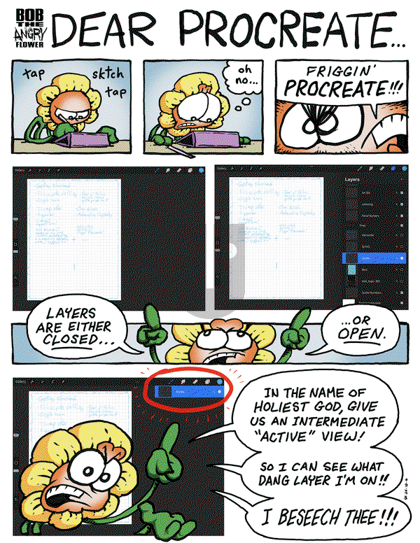 Bob the Angry Flower on Monday October 7, 2024 Comic Strip