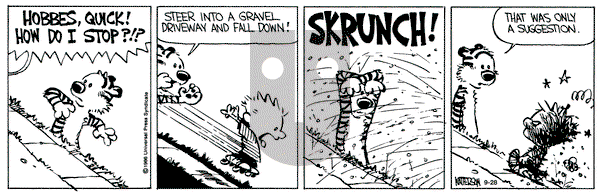 Calvin and Hobbes on Saturday September 28, 1991 Comic Strip