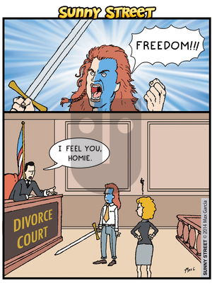 Sunny Street - Tuesday February 18, 2014 Comic Strip
