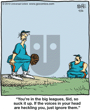 In the Bleachers on Monday April 26, 2010 Comic Strip