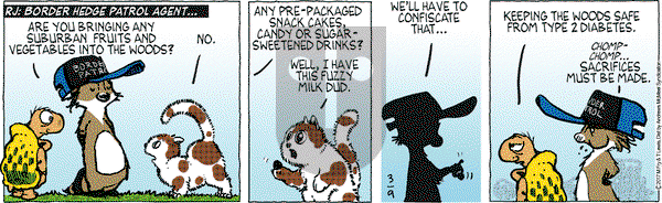 Over the Hedge on Thursday March 9, 2017 Comic Strip